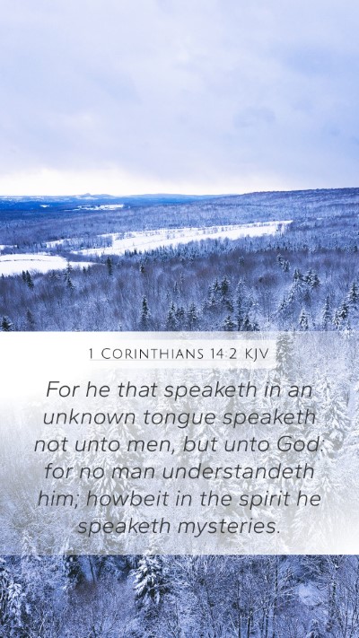 1 Corinthians 14:2 Explained