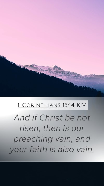 1 Corinthians 15:14 Explained