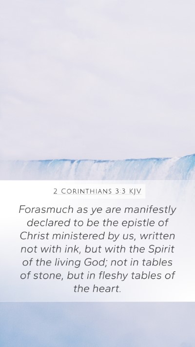 2 Corinthians 3:3 Explained