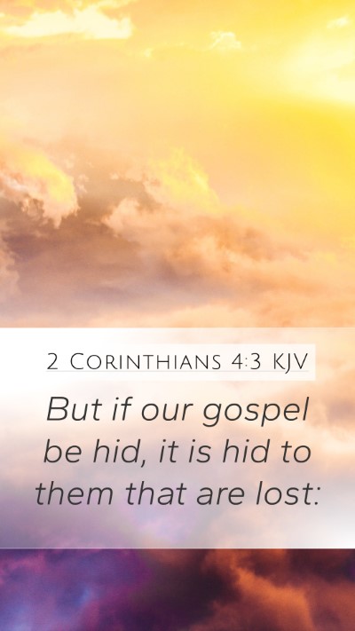 2 Corinthians 4:3 Explained