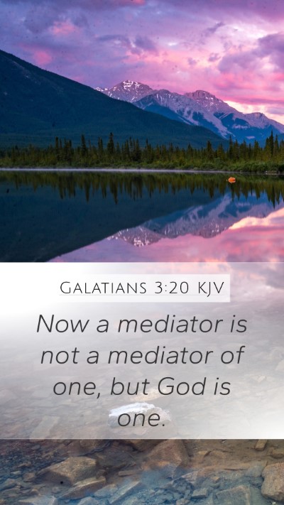 Galatians 3:20 Explained