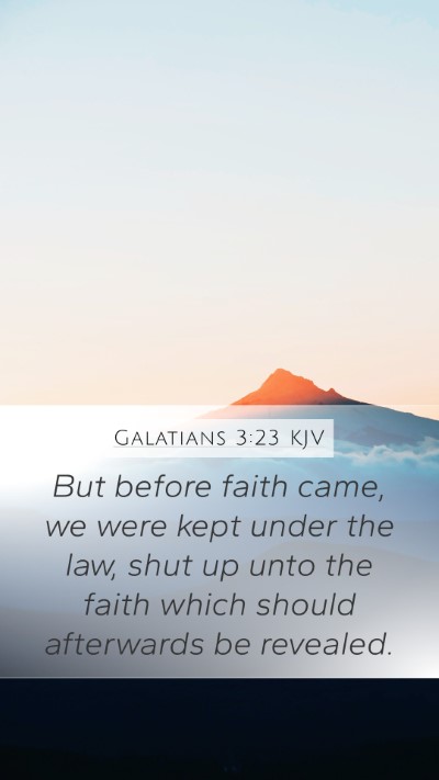 Galatians 3:23 Explained