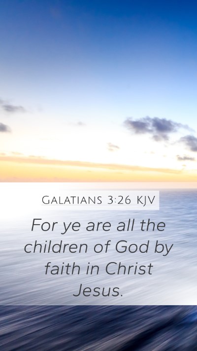 Galatians 3:26 Explained