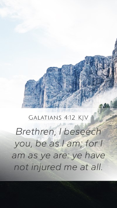 Galatians 4:12 Explained