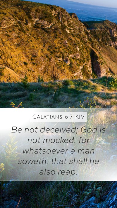 Galatians 6:7 Explained