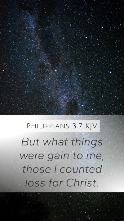 Philippians 3:7 Explained