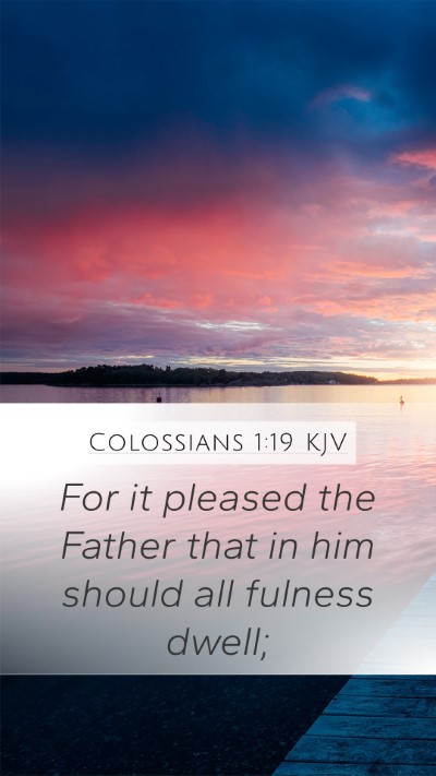 Colossians 1:19 Explained