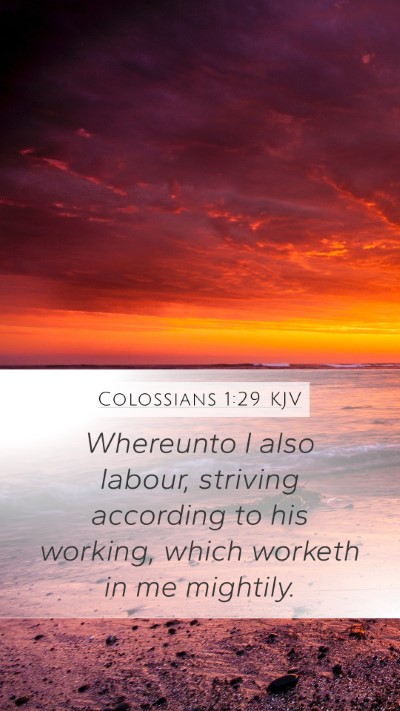 Colossians 1:29 Explained