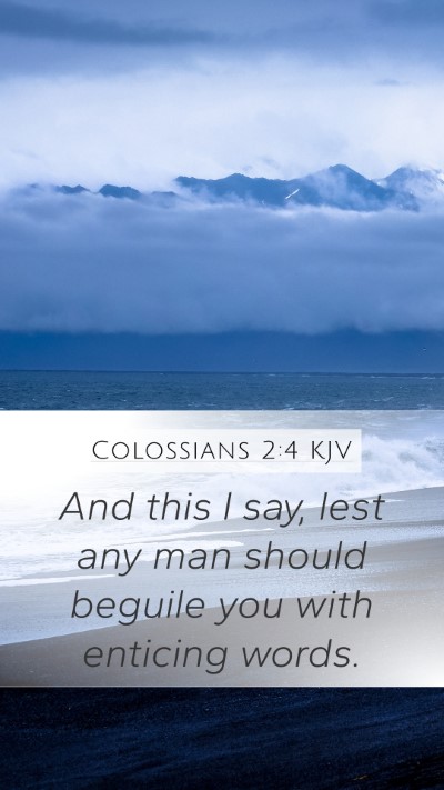 Colossians 2:4 Explained