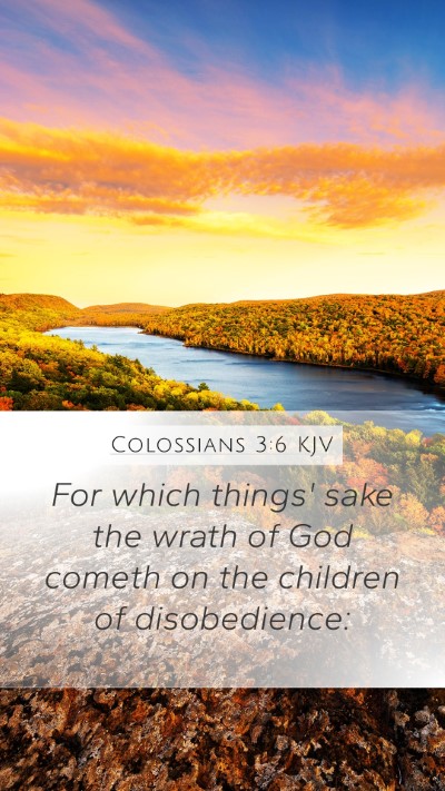 Colossians 3:6 Explained