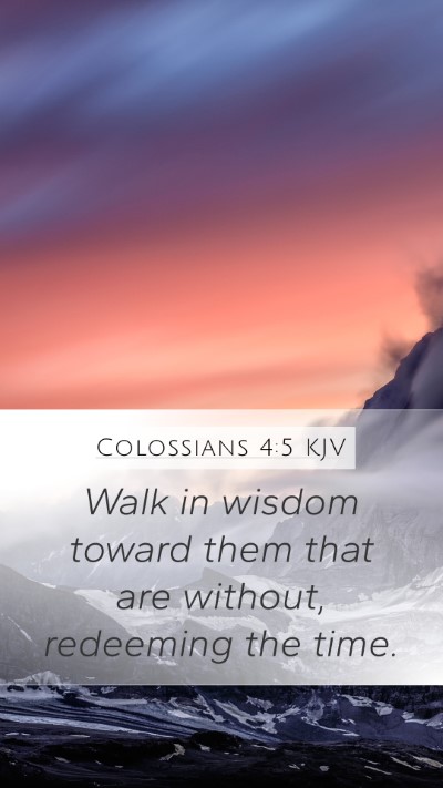 Colossians 4:5 Explained