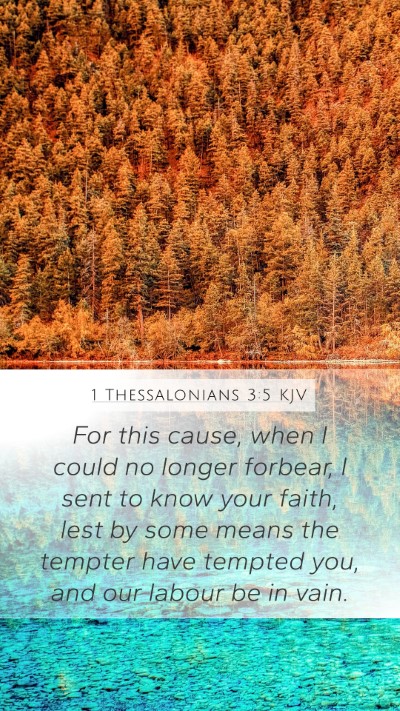 1 Thessalonians 3:5 Explained