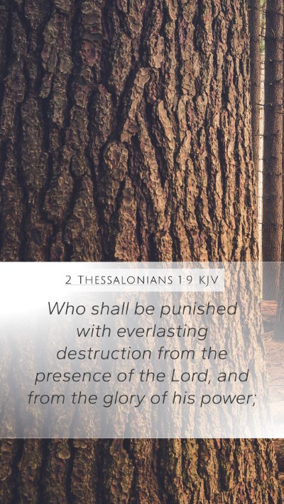 2 Thessalonians 1:9 Explained