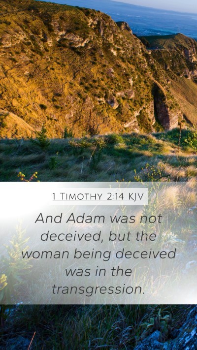 1 Timothy 2:14 Explained