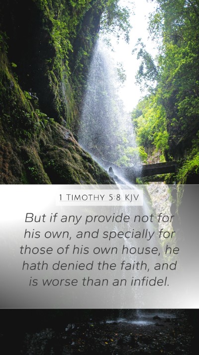 1 Timothy 5:8 Explained