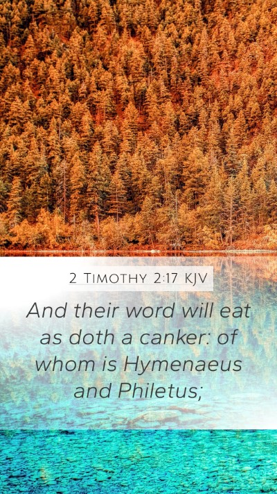 2 Timothy 2:17 Explained