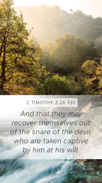 2 Timothy 2:26 Explained