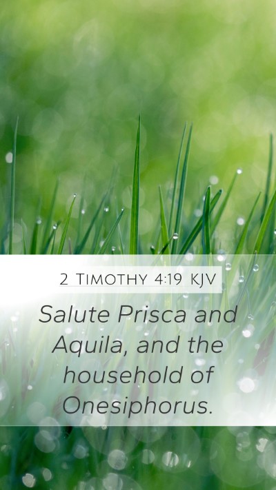 2 Timothy 4:19 Explained