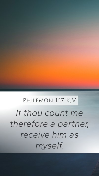 Philemon 1:17 Explained