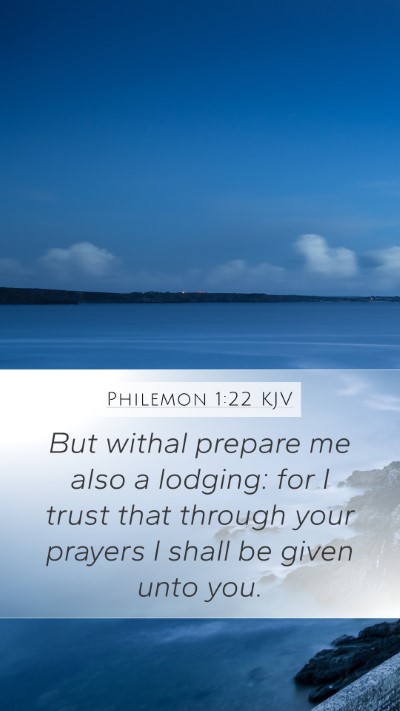 Philemon 1:22 Explained