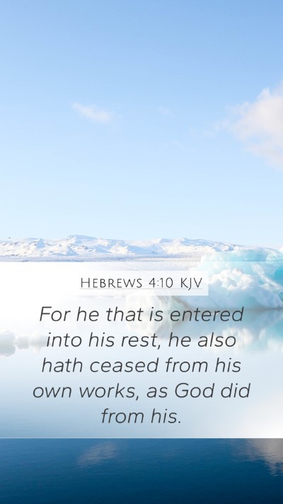 Hebrews 4:10 Explained