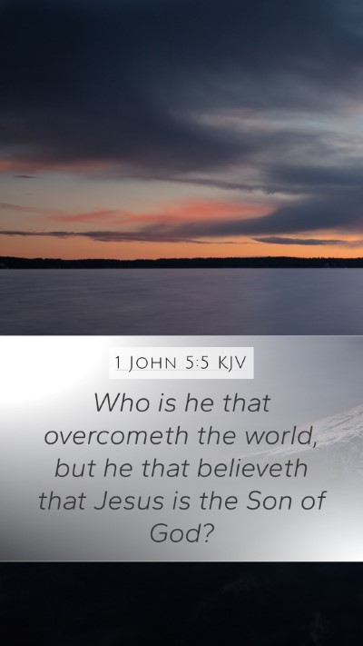 1 John 5:5 Explained