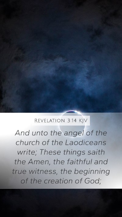 Revelation 3:14 Explained