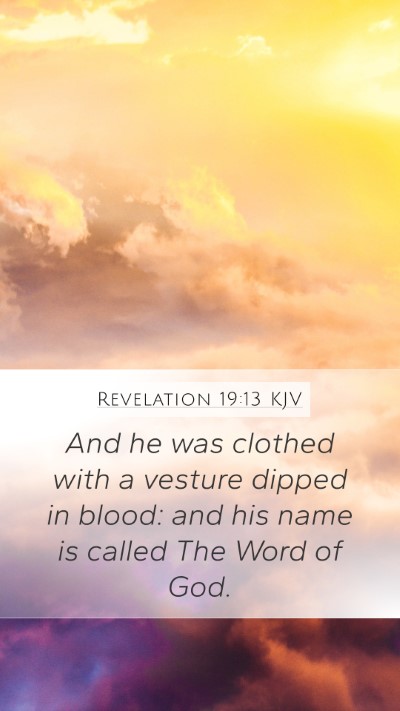 Revelation 19:13 Explained